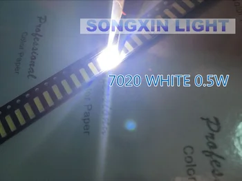 1000pcs/LOT 7020 SMD LED 7020 White 7020 diodes light-emitting diode 7020 side 0.5w cool white CW 8000k-13000k 3v 150ma led
1000pcs/LOT 7020 SMD LED 7020 White 7020 diodes light-emitting diode 7020 side 0.5w cool white CW 8000k-13000k 3v 150ma led