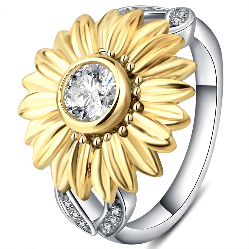 2018 High Quality 1PC 9 Colors Sunflower Crystal New Arrival Silvery Allergy Free Exquisite Wedding Rings Drop Shipping
2018 High Quality 1PC 9 Colors Sunflower Crystal New Arrival Silvery Allergy Free Exquisite Wedding Rings Drop Shipping