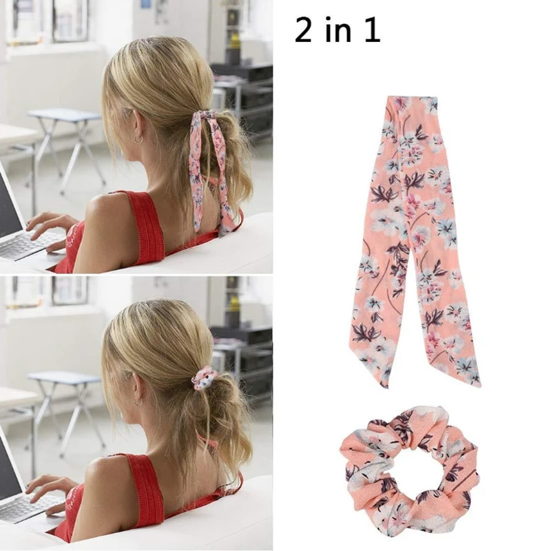 Hair Scarf Scrunchie for Women Elastic Hair Ties Woman Vintage Dot Streamer Scrunchies Headwear Girls Hair Accessories 2019
Hair Scarf Scrunchie for Women Elastic Hair Ties Woman Vintage Dot Streamer Scrunchies Headwear Girls Hair Accessories 2019