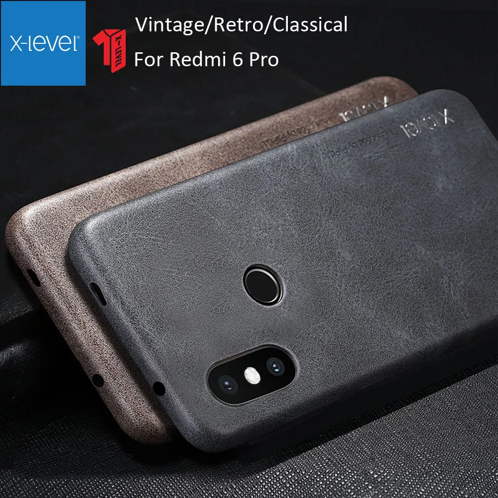 X-Level Vintage Cover Case For Xiaomi Redmi 6 Pro Retro X Level Matte Frosted Leather Back Protective Shell
X-Level Vintage Cover Case For Xiaomi Redmi 6 Pro Retro X Level Matte Frosted Leather Back Protective Shell