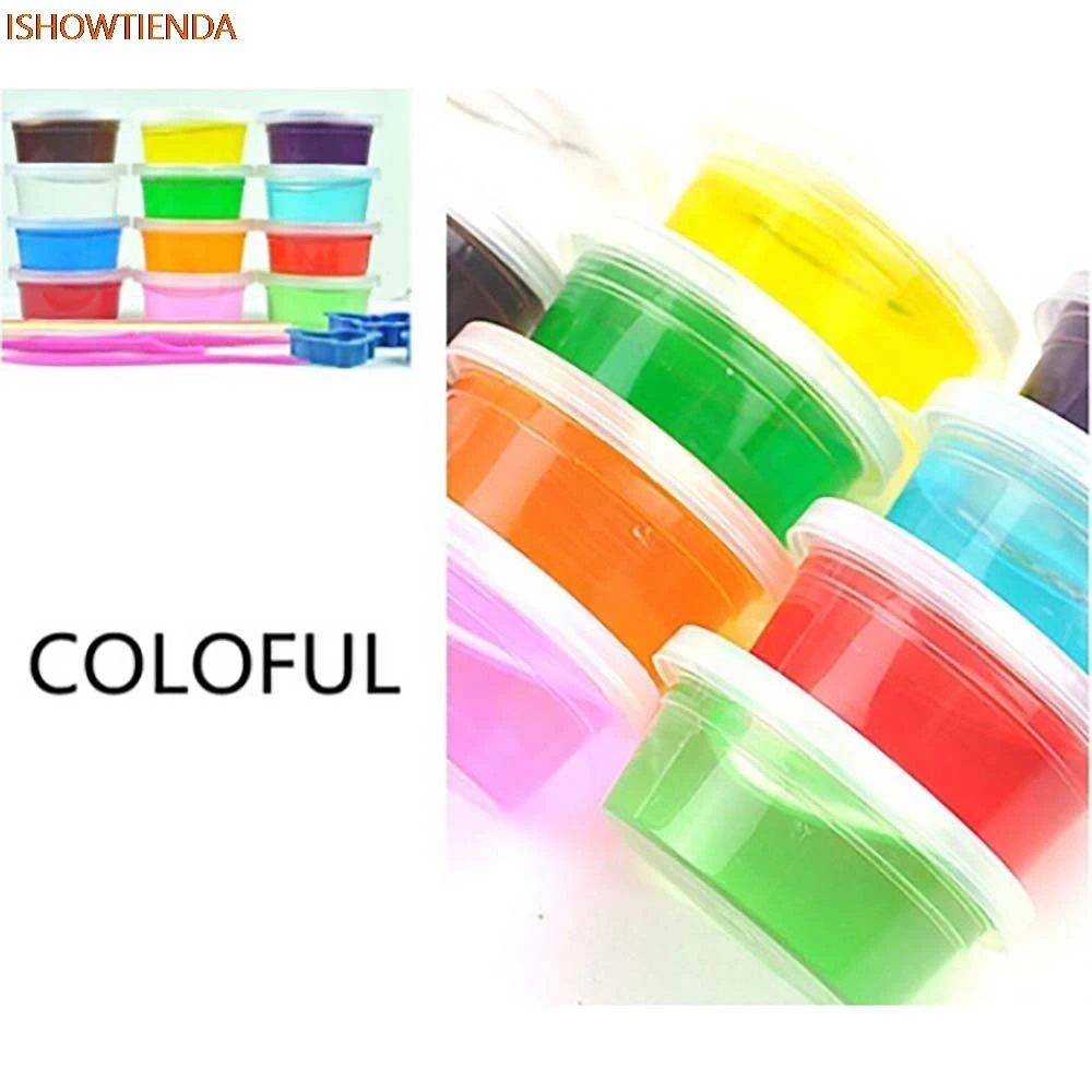 Clay Slime DIY Non-toxic Crystal Mud Play Transparent Magic Plasticine Toys Kid Children Child Creativity Imagination Education
Clay Slime DIY Non-toxic Crystal Mud Play Transparent Magic Plasticine Toys Kid Children Child Creativity Imagination Education