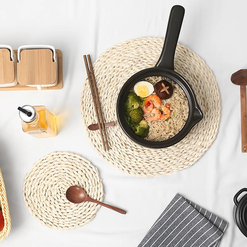 Natural Placemat for Dining Table Mat Round Square Oval Coaster Corn Straw Bowl Pad Woven Pot Mats Table Accessories Placemats
Natural Placemat for Dining Table Mat Round Square Oval Coaster Corn Straw Bowl Pad Woven Pot Mats Table Accessories Placemats
