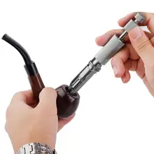 Metal Pen Shape Cigarette Pipe Rotate Adjust Reamer Cleaning Tool with Shank