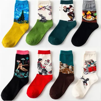 New Trendy Novelty Character Scenery Printed Funny Socks Mural Art Men Graffiti Unisex Sock Oil Paintings Sock Socks Fashion
New Trendy Novelty Character Scenery Printed Funny Socks Mural Art Men Graffiti Unisex Sock Oil Paintings Sock Socks Fashion