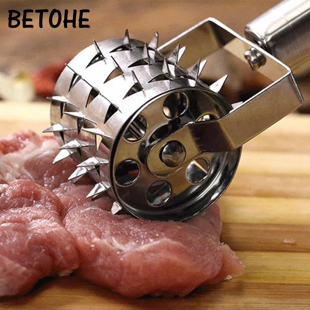 BETOHE Stainless Steel Loose Meat Devices Steak Beef Meat Hammer Tenderizer Pounders Kitchen Cooking Tools with Handle
BETOHE Stainless Steel Loose Meat Devices Steak Beef Meat Hammer Tenderizer Pounders Kitchen Cooking Tools with Handle