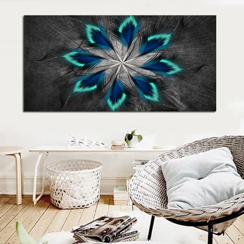 RELIABLI ART 2018 Nordic Abstract Painting Minimalist Blue Peacock Feather Posters and Prints Wall Art Canvas Home Decoration
RELIABLI ART 2018 Nordic Abstract Painting Minimalist Blue Peacock Feather Posters and Prints Wall Art Canvas Home Decoration