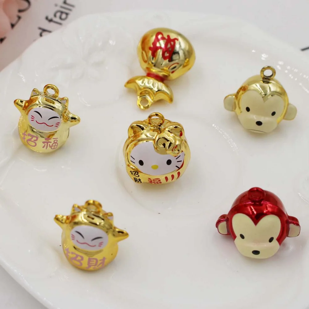 Several Styles Shinny Printing Cartoon Jingle Bell Charms Necklace Pendant Handmade Crafts Jewelry Accessories
Several Styles Shinny Printing Cartoon Jingle Bell Charms Necklace Pendant Handmade Crafts Jewelry Accessories