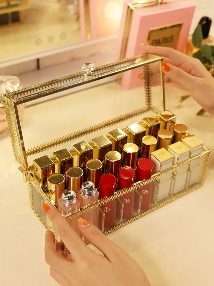 Acrylic Makeup Lipstick Organizer Box Enlarge 24 Slot Lipstick Stand Case Jewelry Box Cosmetic Holder 
Acrylic Makeup Lipstick Organizer Box Enlarge 24 Slot Lipstick Stand Case Jewelry Box Cosmetic Holder