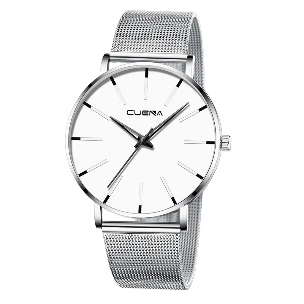 Luxury Sliver Stainless Steel mesh belt Women Watches 2019 Men Fashion business sport Watch Man Ladies dress clock montre homme
Luxury Sliver Stainless Steel mesh belt Women Watches 2019 Men Fashion business sport Watch Man Ladies dress clock montre homme