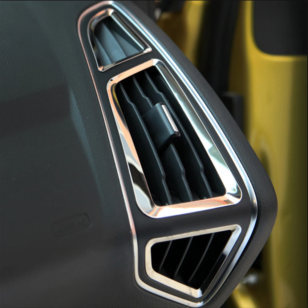 6pcs Stainless Steel Trim Accessories Outlet Decoration Ring Interior Frame For Ford Focus 3 4 MK3 MK4 2012-2015,Car Styling
6pcs Stainless Steel Trim Accessories Outlet Decoration Ring Interior Frame For Ford Focus 3 4 MK3 MK4 2012-2015,Car Styling