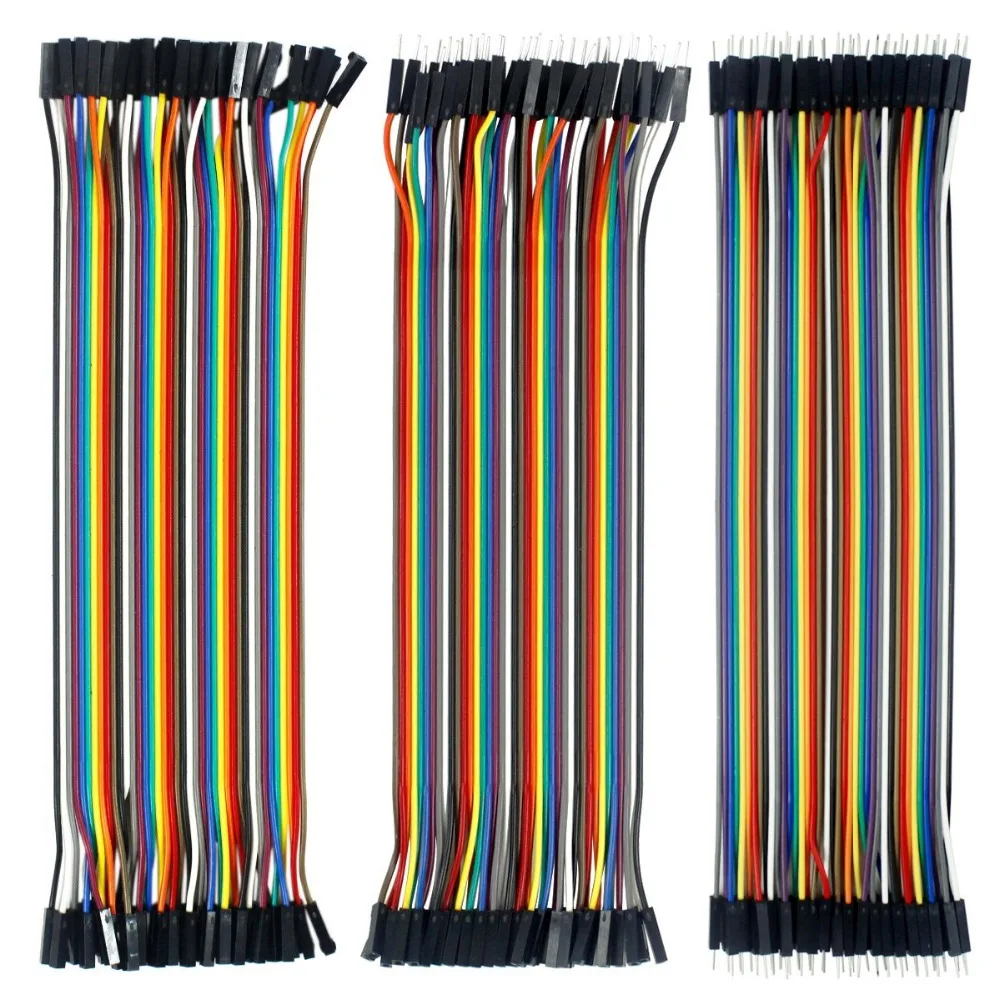40pin Dupont Wire Jumper Wires Ribbon Cables Kit Male to Male, Male to Female,Female to Female for Arduino/raspberry P3
40pin Dupont Wire Jumper Wires Ribbon Cables Kit Male to Male, Male to Female,Female to Female for Arduino/raspberry P3
