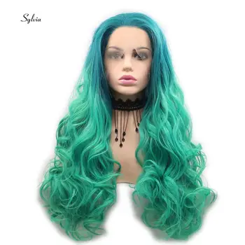 Sylvia Ombre Green Curly Wave Hair Wigs Mixed Green Synthetic Lace Front Wigs Heat Resistant Fiber Hair For Women Soft Hair Wig
Sylvia Ombre Green Curly Wave Hair Wigs Mixed Green Synthetic Lace Front Wigs Heat Resistant Fiber Hair For Women Soft Hair Wig