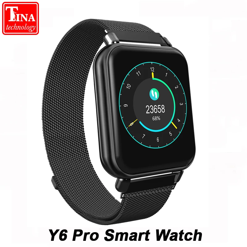 New Arrival Y6 Pro Waterproof Smart Bracelet Blood Pressure Oxygen Fitness Tracker Wristband Heart Rate Sports Smart Band
New Arrival Y6 Pro Waterproof Smart Bracelet Blood Pressure Oxygen Fitness Tracker Wristband Heart Rate Sports Smart Band