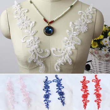10pc 5pairs 33X8cm Embroidery Lace Flower Wedding Lace Applique Clothing Patch Handmade DIY Material
10pc 5pairs 33X8cm Embroidery Lace Flower Wedding Lace Applique Clothing Patch Handmade DIY Material