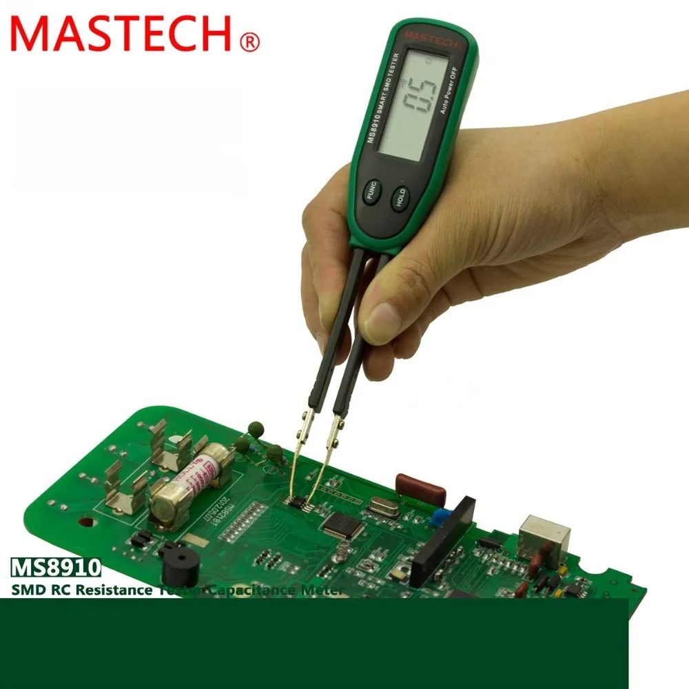 Smart SMD Tester MASTECH MS8910 Digital Multimeter 3000 counts RC Resistance Capacitance Diode Meter Tester Auto Scan
Smart SMD Tester MASTECH MS8910 Digital Multimeter 3000 counts RC Resistance Capacitance Diode Meter Tester Auto Scan