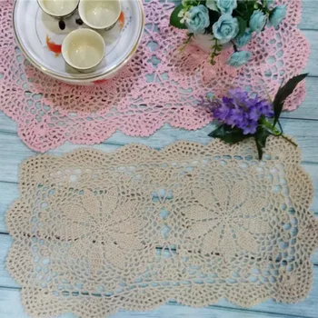 Pastoral Cotton Lace Rectangular Placemat Table Cloth Cup Mat Pad Handmade Lace Doily Crochet Wine Drink Coaster Set For Kitchen
Pastoral Cotton Lace Rectangular Placemat Table Cloth Cup Mat Pad Handmade Lace Doily Crochet Wine Drink Coaster Set For Kitchen