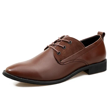 Mens dress shoes leather male derby party Work shoes men Luxury Design Office Lace Up antiskid shoe durabrasion rubber 39-44
Mens dress shoes leather male derby party Work shoes men Luxury Design Office Lace Up antiskid shoe durabrasion rubber 39-44