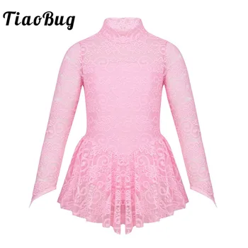 TiaoBug Kids Teens Long Sleeve Floral Lace Ballet Tutu Dress Figure Ice Skating Girls Gymnastics Leotard Ballerina Dance Wear
TiaoBug Kids Teens Long Sleeve Floral Lace Ballet Tutu Dress Figure Ice Skating Girls Gymnastics Leotard Ballerina Dance Wear
