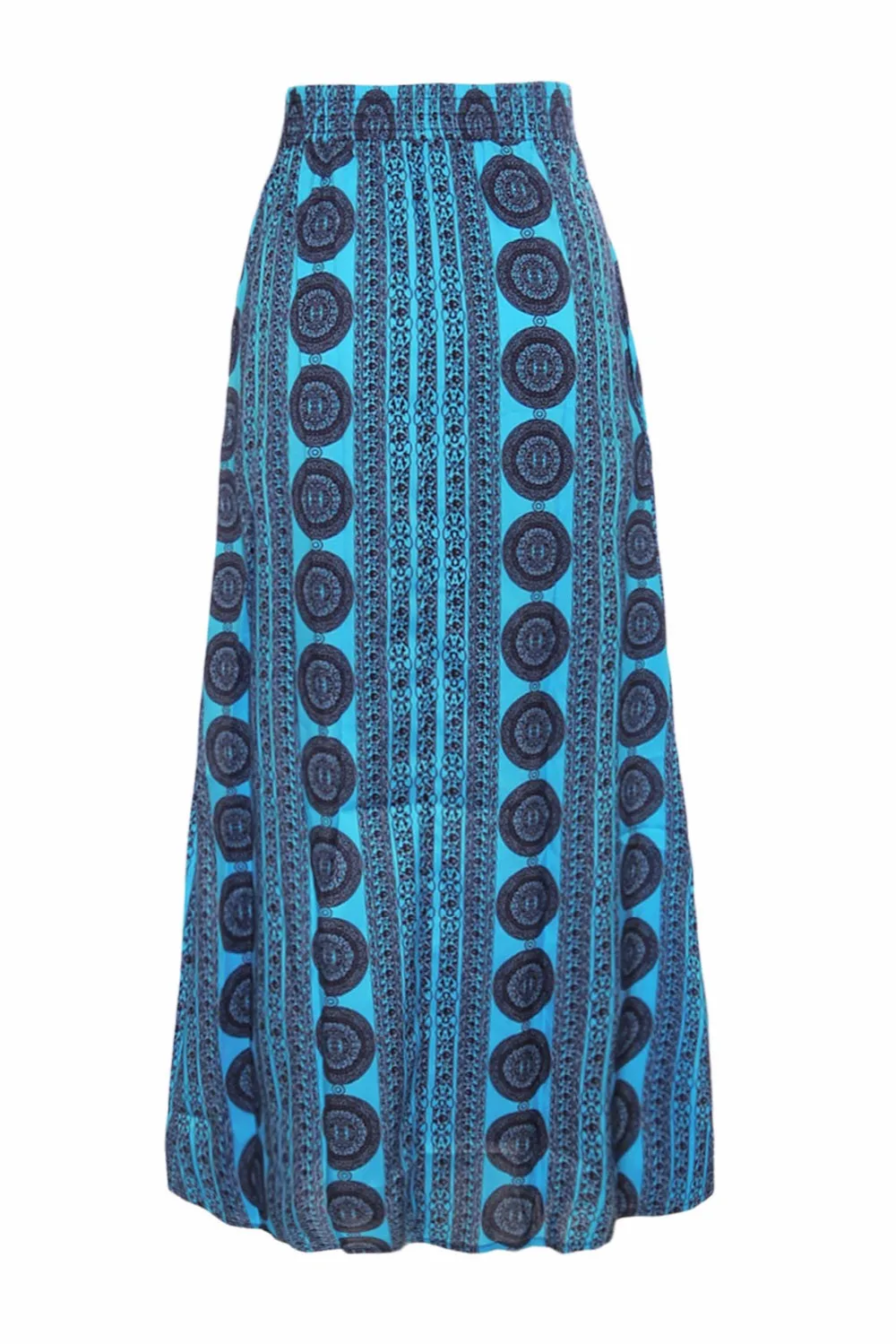Blue-Sage-Bohemian-Style-Flowy-Maxi-Skirt-LC65036-4-5