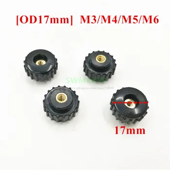 10pcs OD 17mm Straight thread Through hole M3 M4 M5 M6 adjusting knob Round head rubber head Hand Knob Nut Hand Tighten Nut
10pcs OD 17mm Straight thread Through hole M3 M4 M5 M6 adjusting knob Round head rubber head Hand Knob Nut Hand Tighten Nut