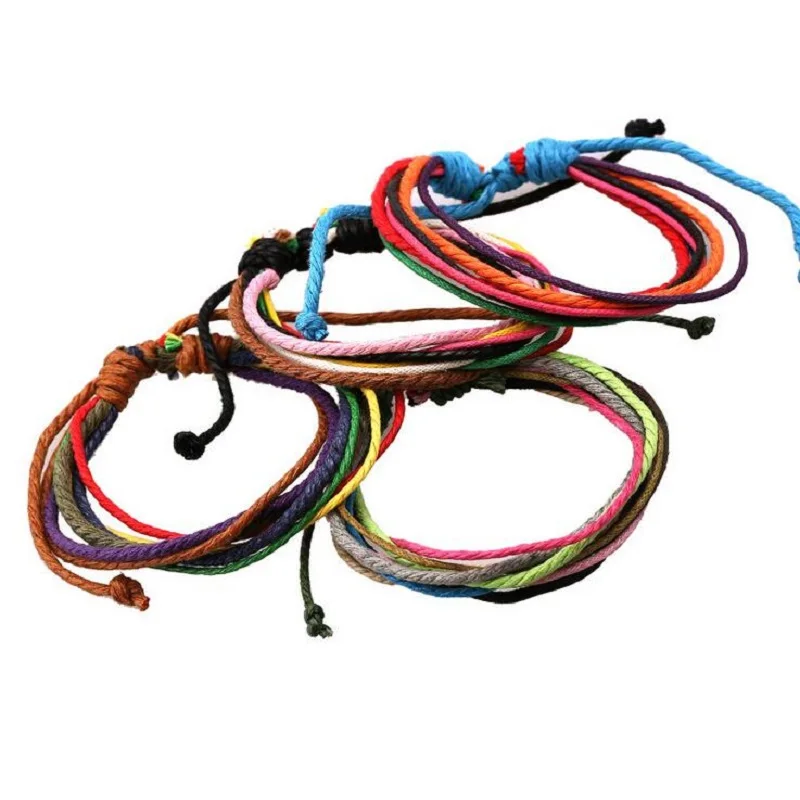 Colorful Multilayer Handmade Rope Woven Bracelets Hippy Boho Cotton Friendship Bracelets
Colorful Multilayer Handmade Rope Woven Bracelets Hippy Boho Cotton Friendship Bracelets