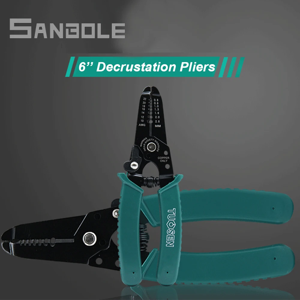 Green 6'' Stripping Pliers Decrustation Automatic Cable Wire Stripper Cutter Multifunctional Terminal Plier Tools Multitool
Green 6'' Stripping Pliers Decrustation Automatic Cable Wire Stripper Cutter Multifunctional Terminal Plier Tools Multitool