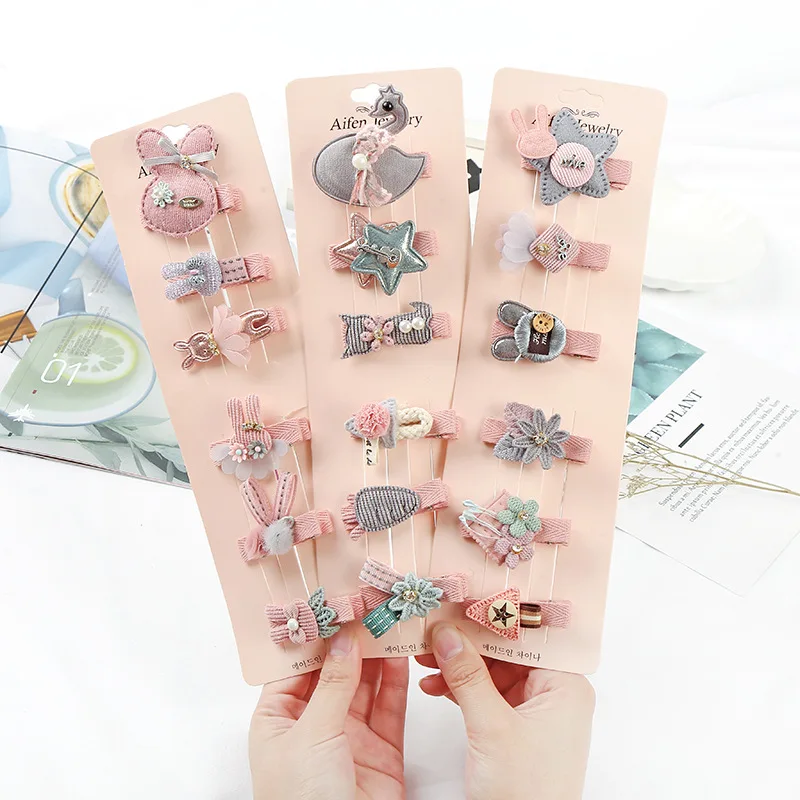 Cartoon Hair Clips For Girls Cotton Hairpins Kids hair Accessories Set Bow Crown Butterfly Clips Hairgrips Barrette Head Wrap
Cartoon Hair Clips For Girls Cotton Hairpins Kids hair Accessories Set Bow Crown Butterfly Clips Hairgrips Barrette Head Wrap