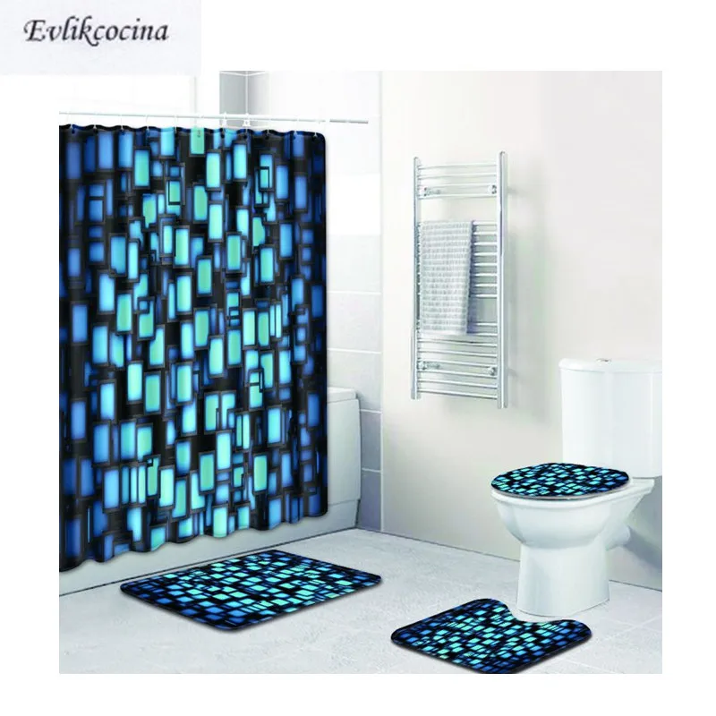 Free Shipping 4pcs Bright Squares De Banho Banyo Paspas Bathroom Carpet Bathmat Set Non Slip Tapis Salle De Bain Alfombra Bano
Free Shipping 4pcs Bright Squares De Banho Banyo Paspas Bathroom Carpet Bathmat Set Non Slip Tapis Salle De Bain Alfombra Bano
