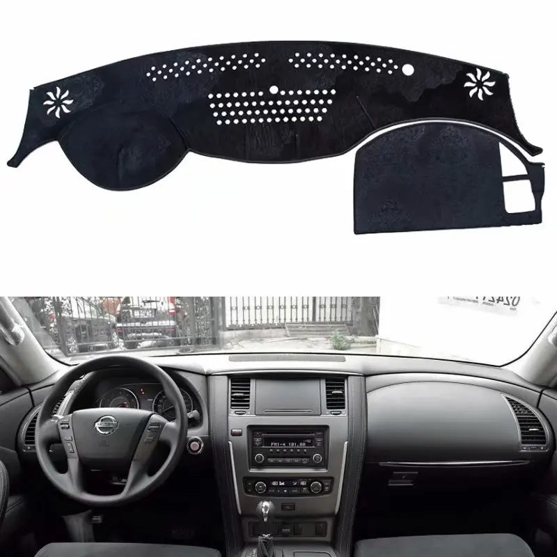for Nissan Patrol Y62 2010 2012 2013 2014 2015 2016 2017 2018 2018 Flannel Dashmats Dashboard Covers Dash Pad Car Mat Carpet
for Nissan Patrol Y62 2010 2012 2013 2014 2015 2016 2017 2018 2018 Flannel Dashmats Dashboard Covers Dash Pad Car Mat Carpet