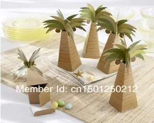 Free Shipping Factory directly sale 100PCS/LOT wedding favor box coconut tree candy box Favor Box with Multi-dimensional Detail
Free Shipping Factory directly sale 100PCS/LOT wedding favor box coconut tree candy box Favor Box with Multi-dimensional Detail
