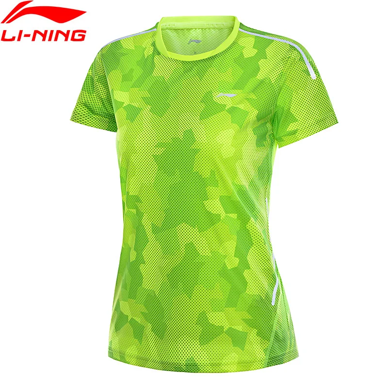 

(Clearance Sale)Li-Ning Women Badminton Series T-Shirt Competition Shirts 100% Polyester LiNing Sports Tee Tops AAYN044 WTS1456