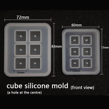 New Transparent Rectangle Silicone Beads Mould Square Ball 6 Hanging Holes DIY Epoxy Jewelry Mold resin molds for jewelry
New Transparent Rectangle Silicone Beads Mould Square Ball 6 Hanging Holes DIY Epoxy Jewelry Mold resin molds for jewelry