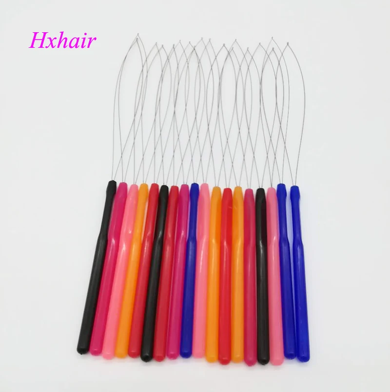 Freeshipping - 100pcs Plastic Handle Threader / Stainless Steel Wire / Pulling Micro Rings Links / Loop Hair Extension Tools
Freeshipping - 100pcs Plastic Handle Threader / Stainless Steel Wire / Pulling Micro Rings Links / Loop Hair Extension Tools