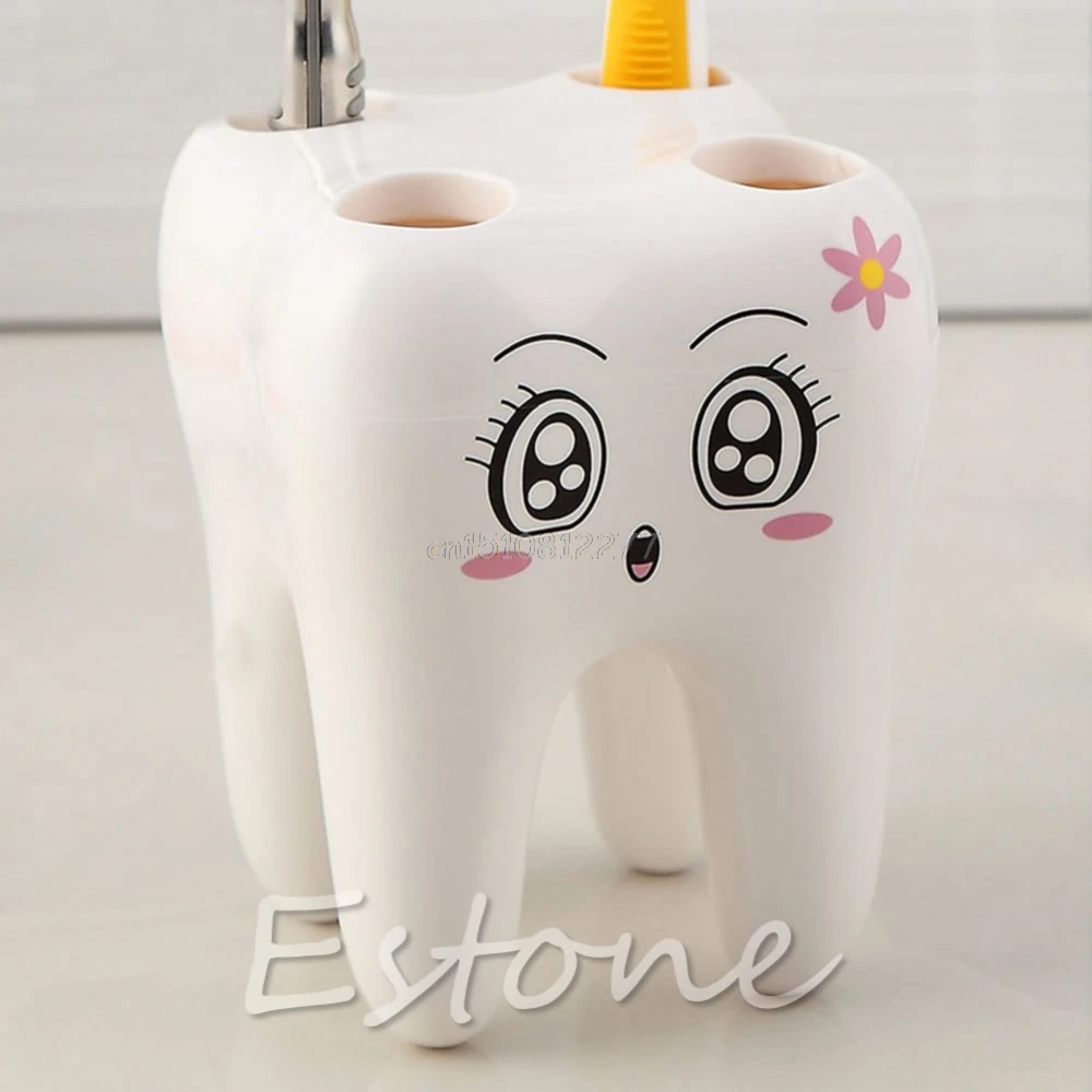 Lovely Cute 4 Holes Cartoon Tooth Style Design Kid Bathroom Toothbrush Holder #H0VH#
Lovely Cute 4 Holes Cartoon Tooth Style Design Kid Bathroom Toothbrush Holder #H0VH#