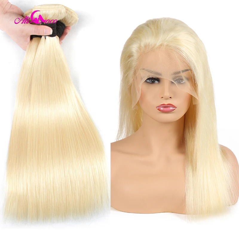 Ali Coco Brazilian Straight 2/3 Bundles With 360 Lace Frontal 613 Blonde Human Hair Bundles With Closure 8-30 Inch Remy Hair
Ali Coco Brazilian Straight 2/3 Bundles With 360 Lace Frontal 613 Blonde Human Hair Bundles With Closure 8-30 Inch Remy Hair
