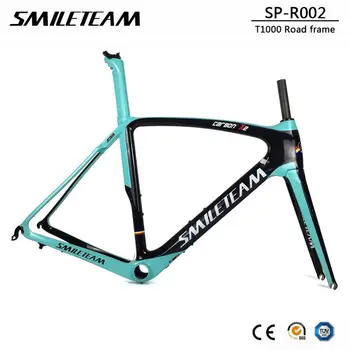 Smileteam Full Carbon Road Bike Frame 2019 New Super Light DI2 & Mechanical Racing Bicycle Carbon Frameset BB386 50/53/55/57cm
Smileteam Full Carbon Road Bike Frame 2019 New Super Light DI2 & Mechanical Racing Bicycle Carbon Frameset BB386 50/53/55/57cm