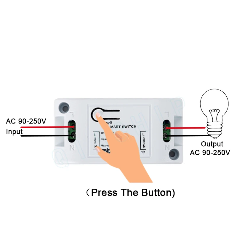 433Mhz AC 85V 110V 220V 1 CH interrupteur Remote Control Switch RF Relay Receiver Module For LED Light Lamps Home Security Al
433Mhz AC 85V 110V 220V 1 CH interrupteur Remote Control Switch RF Relay Receiver Module For LED Light Lamps Home Security Al