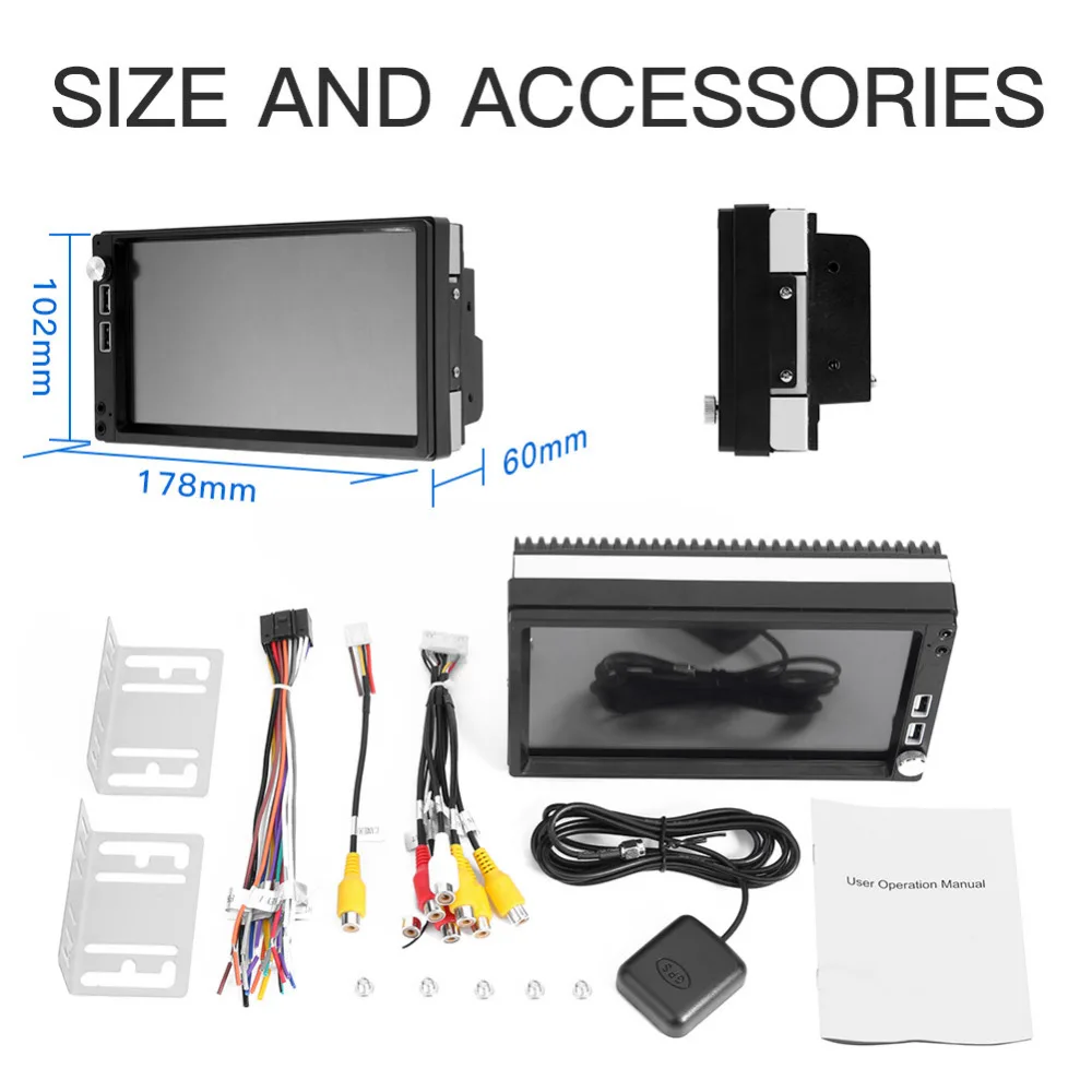 Android 8.1 Car Multimedia MP5 Player support Bluetooth Mirrorlink GPS Navigation Wifi Driving Recorder Radio music MP5
Android 8.1 Car Multimedia MP5 Player support Bluetooth Mirrorlink GPS Navigation Wifi Driving Recorder Radio music MP5