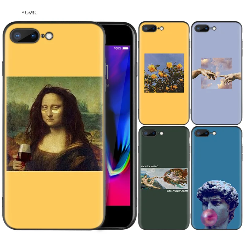 Silicone Case Shell Coque for iPhone 7 8 6 6S Plus X XS MAX XR 5C 5 5S SE 7Plus 8Plus 7+ 8+ Michelangelo Art Statue Aesthetic
Silicone Case Shell Coque for iPhone 7 8 6 6S Plus X XS MAX XR 5C 5 5S SE 7Plus 8Plus 7+ 8+ Michelangelo Art Statue Aesthetic