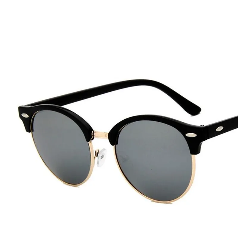 2019 Retro Sunglasses Women Men Classic Brand Designer Unisex Round Sun Glasses Half Frame Rivet Color Film Oculos UV400 Z335
2019 Retro Sunglasses Women Men Classic Brand Designer Unisex Round Sun Glasses Half Frame Rivet Color Film Oculos UV400 Z335