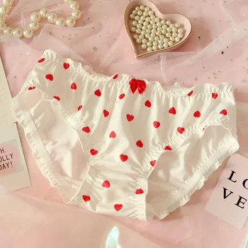 Japanese girls heart hearts red love heart lovely bread milk silk pants low waist briefs culotte femme stringi majtki perizoma
Japanese girls heart hearts red love heart lovely bread milk silk pants low waist briefs culotte femme stringi majtki perizoma