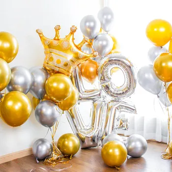 35pcs/set Gold Silver Metallic Set Balloon Wedding Decoration 32inch Silver Love Letters Balls Valentines Birthday Party Supply
35pcs/set Gold Silver Metallic Set Balloon Wedding Decoration 32inch Silver Love Letters Balls Valentines Birthday Party Supply