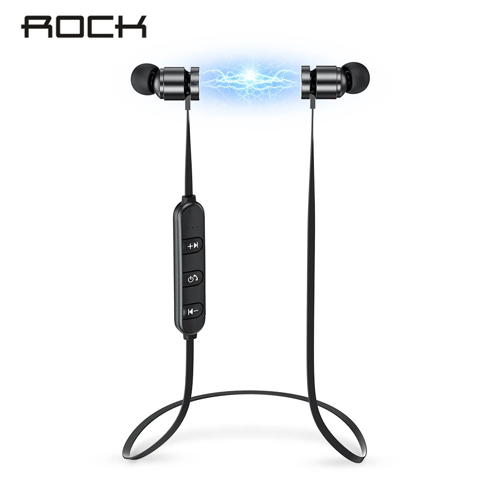 ROCK Magnetic Wireless Bluetooth Earphone Stereo Sports Waterproof Earbuds Metal Magnetic Bass Headset Earbuds with Mic
ROCK Magnetic Wireless Bluetooth Earphone Stereo Sports Waterproof Earbuds Metal Magnetic Bass Headset Earbuds with Mic
