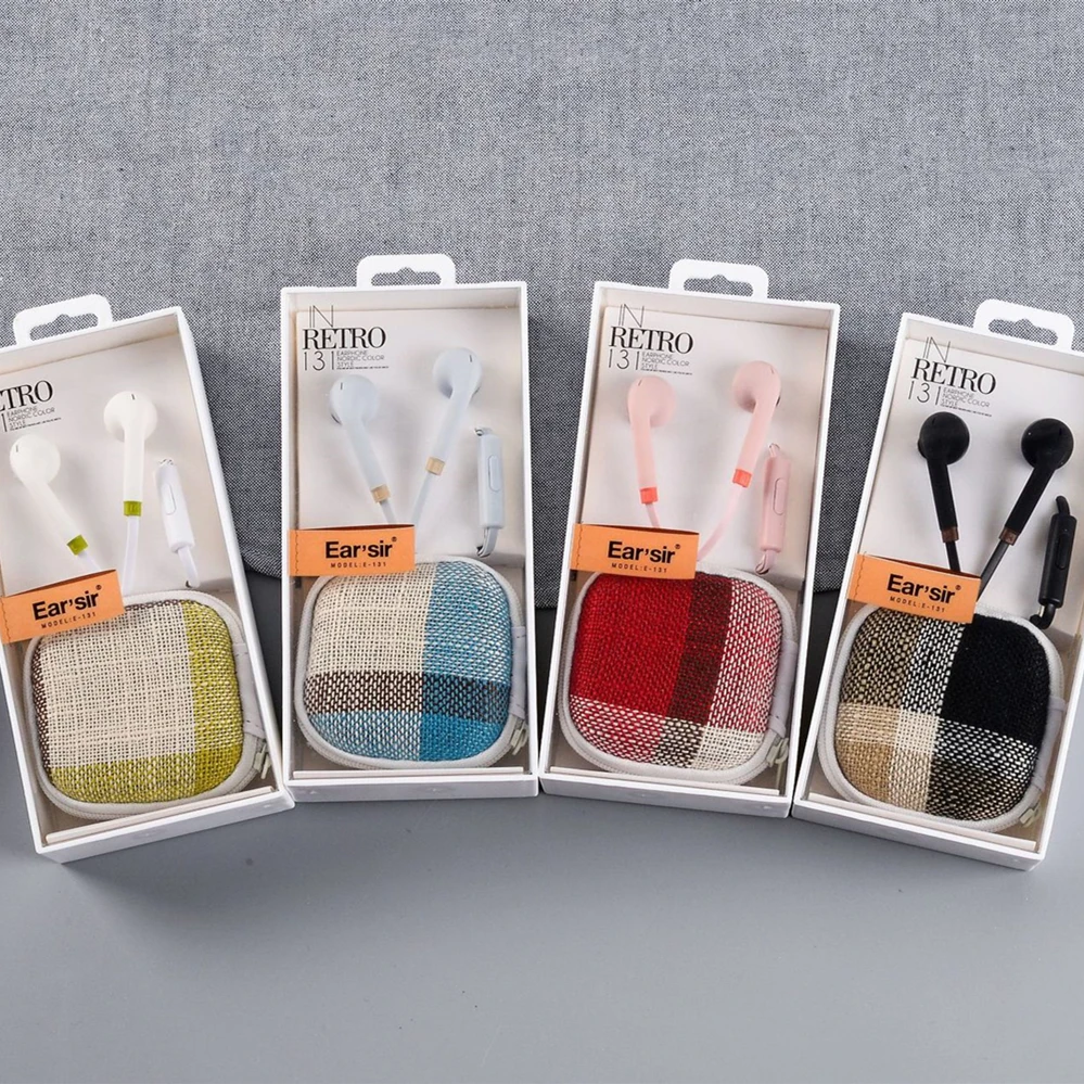 Cute Cotton Case Earphones 3.5mm in-ear Stereo Wired Earbuds with mic Earphone Case for Kids iPhone Xiaomi Girls MP3 Gifts
Cute Cotton Case Earphones 3.5mm in-ear Stereo Wired Earbuds with mic Earphone Case for Kids iPhone Xiaomi Girls MP3 Gifts