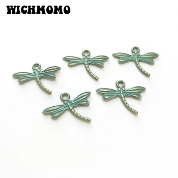 2019 Fashion 50pcs18*15MM Retro Patina Plated Zinc Alloy Green Dragonfly Charms for DIY Jewelry Accessories
2019 Fashion 50pcs18*15MM Retro Patina Plated Zinc Alloy Green Dragonfly Charms for DIY Jewelry Accessories