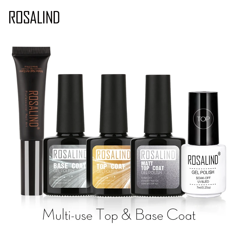ROSALIND New Gel Nail Polish Base Top Matt Top Coat Primer For Nail Extension Design Manicure UV LED Lamp Gel Lacquer Nail Art
ROSALIND New Gel Nail Polish Base Top Matt Top Coat Primer For Nail Extension Design Manicure UV LED Lamp Gel Lacquer Nail Art