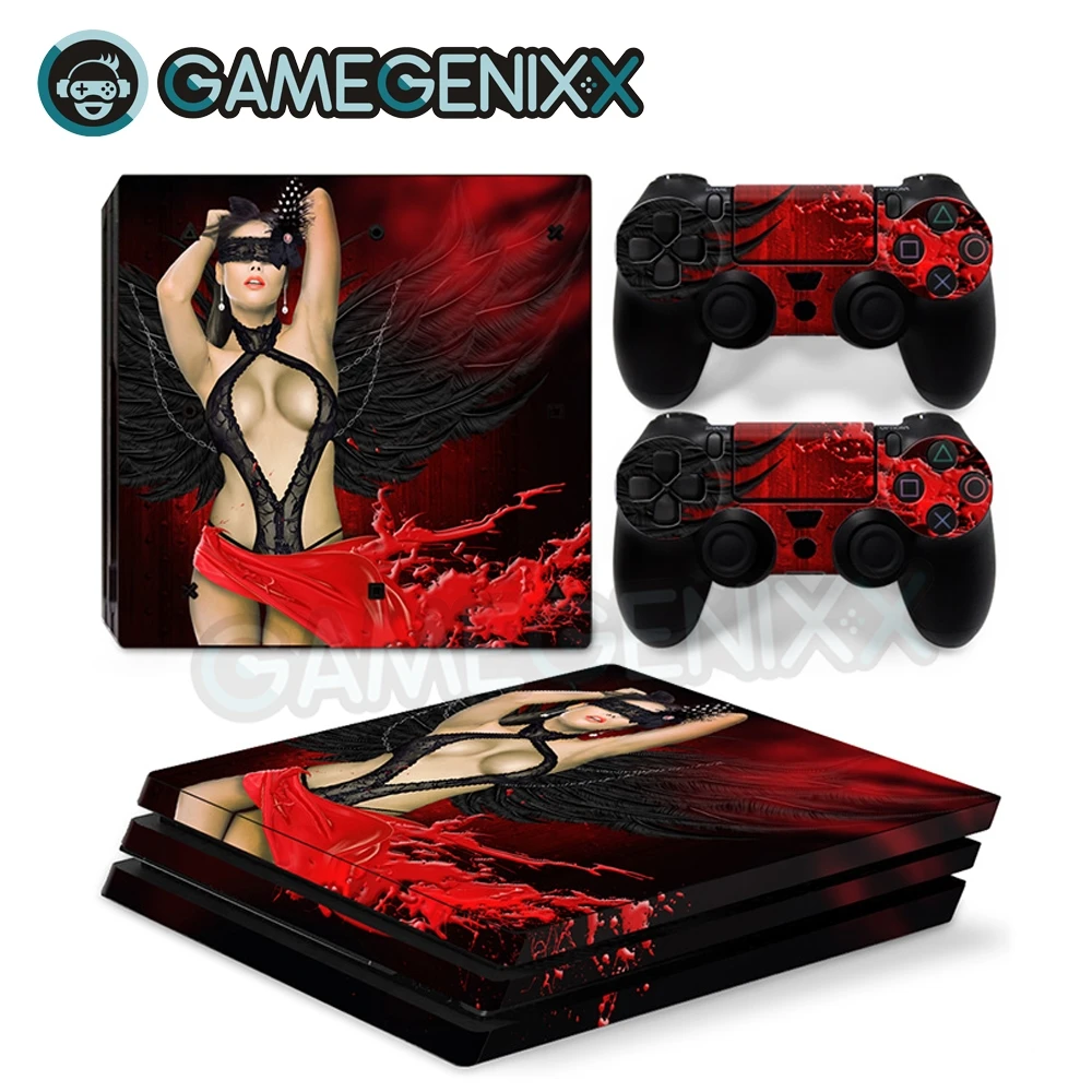 GAMEGENIXX Skin Sticker Vinyl Decal for PS4 Pro Console and 2 Controllers - Sexy Girl Abstract Custom
GAMEGENIXX Skin Sticker Vinyl Decal for PS4 Pro Console and 2 Controllers - Sexy Girl Abstract Custom