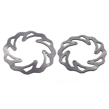 Stainless Steel Front Rear Wavy Disc Brake Rotor Set For KTM SX620 EXC620 EGS620 EGS620E SX620 SC620 SXC625 LC4 625 DUKE II 640
Stainless Steel Front Rear Wavy Disc Brake Rotor Set For KTM SX620 EXC620 EGS620 EGS620E SX620 SC620 SXC625 LC4 625 DUKE II 640