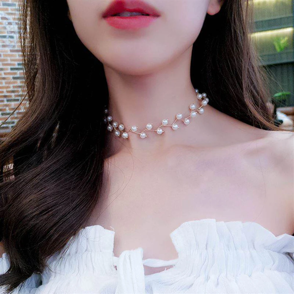 Fashion simple cute pearl necklace party dress pearl clavicle short paragraph women necklace sweater chain women jewelry SP112
Fashion simple cute pearl necklace party dress pearl clavicle short paragraph women necklace sweater chain women jewelry SP112