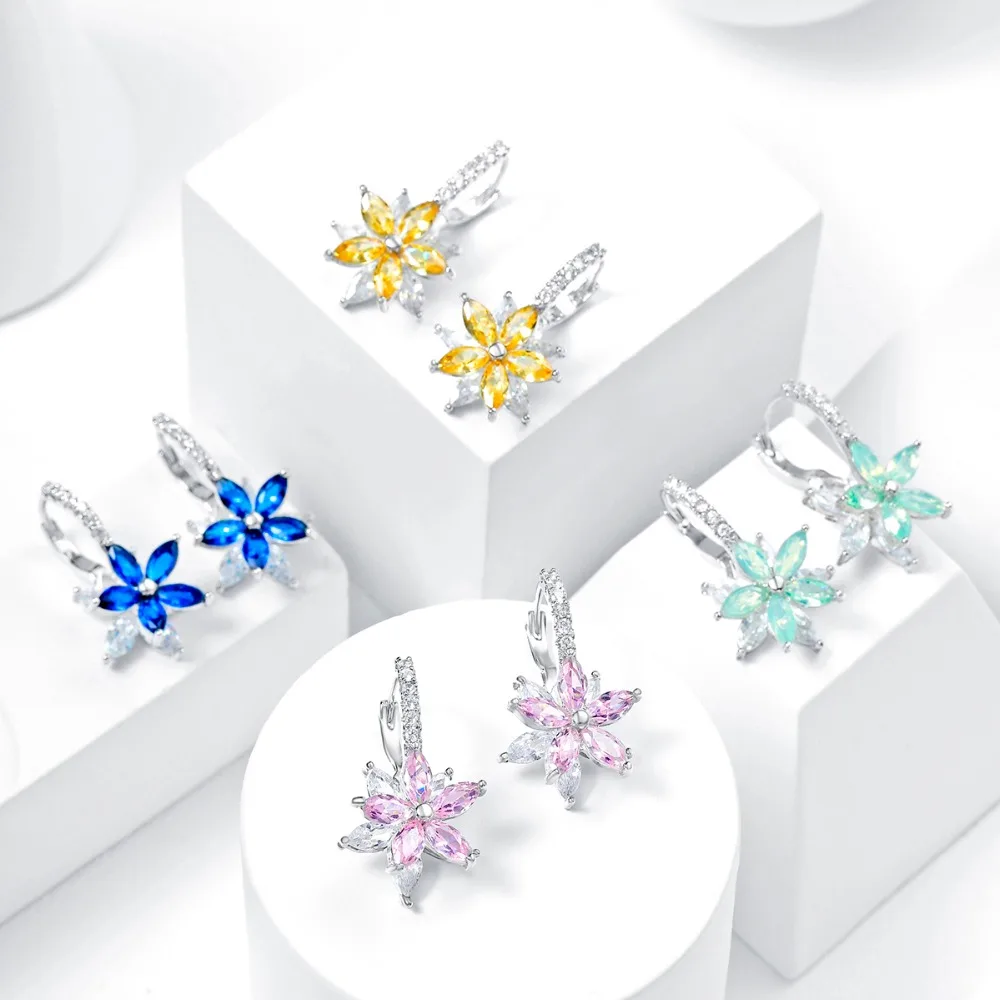 Women's Party Romantic Lovely Clear Stone Copper Cubic Zirconia Flower Shape Convenient Fashiom Simple Stud Earrings
Women's Party Romantic Lovely Clear Stone Copper Cubic Zirconia Flower Shape Convenient Fashiom Simple Stud Earrings